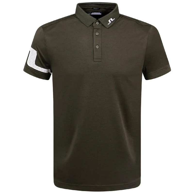 Heath Regular Fit Polo Forest Green Melange - AW24