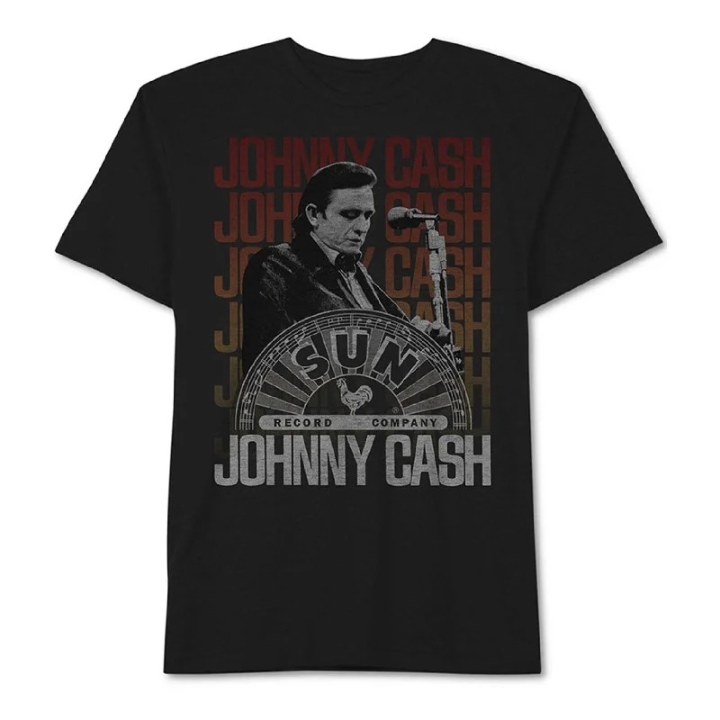 Jem Mens Johnny On Stage Graphic T-Shirt, Black, Small