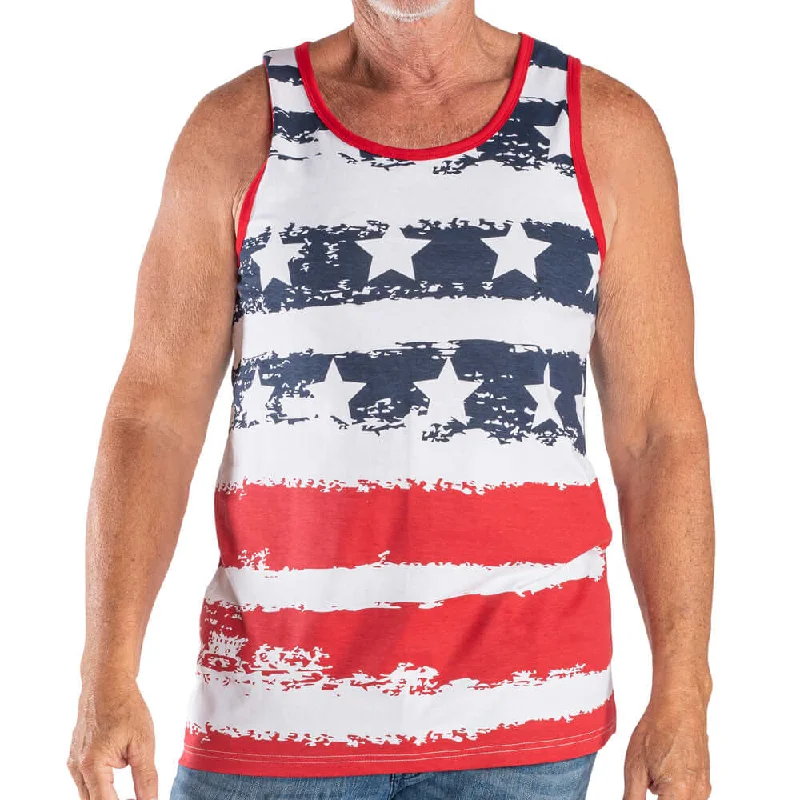 Men's American Flag Tank Top