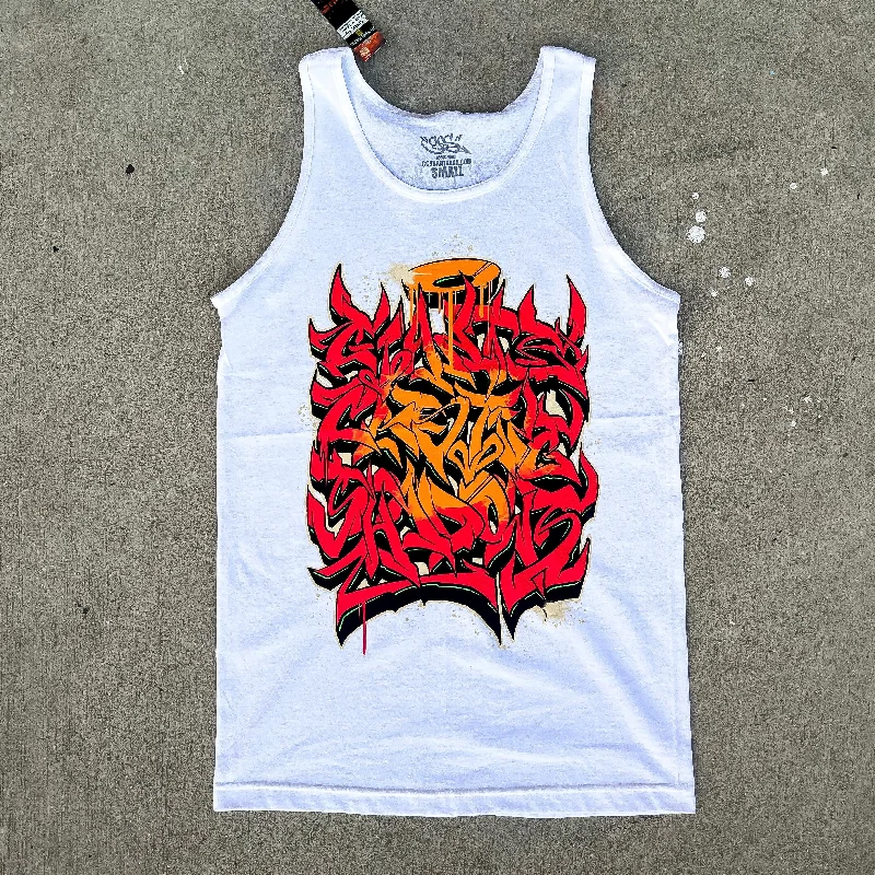 Orange Tank (white)