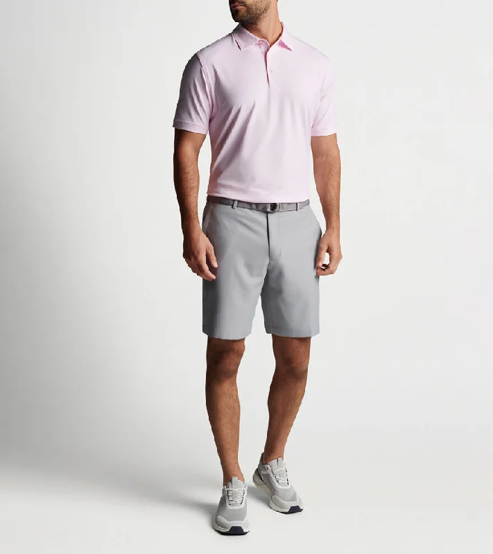 Peter Millar Jubilee Performance Stripe Polo Shirt - Palmer Pink