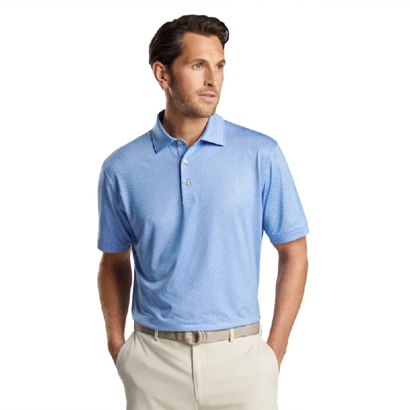 Peter Millar North Flight Performance Jersey Polo Shirt - Liberty Blue