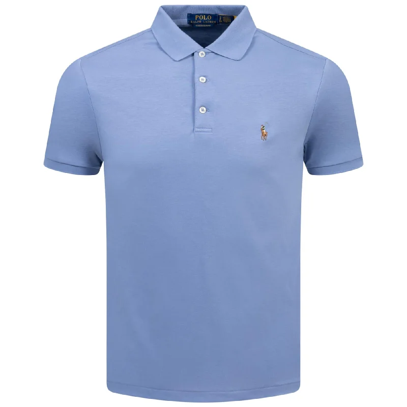 Polo Golf Slim Fit Cotton Polo Campus Blue - AW24