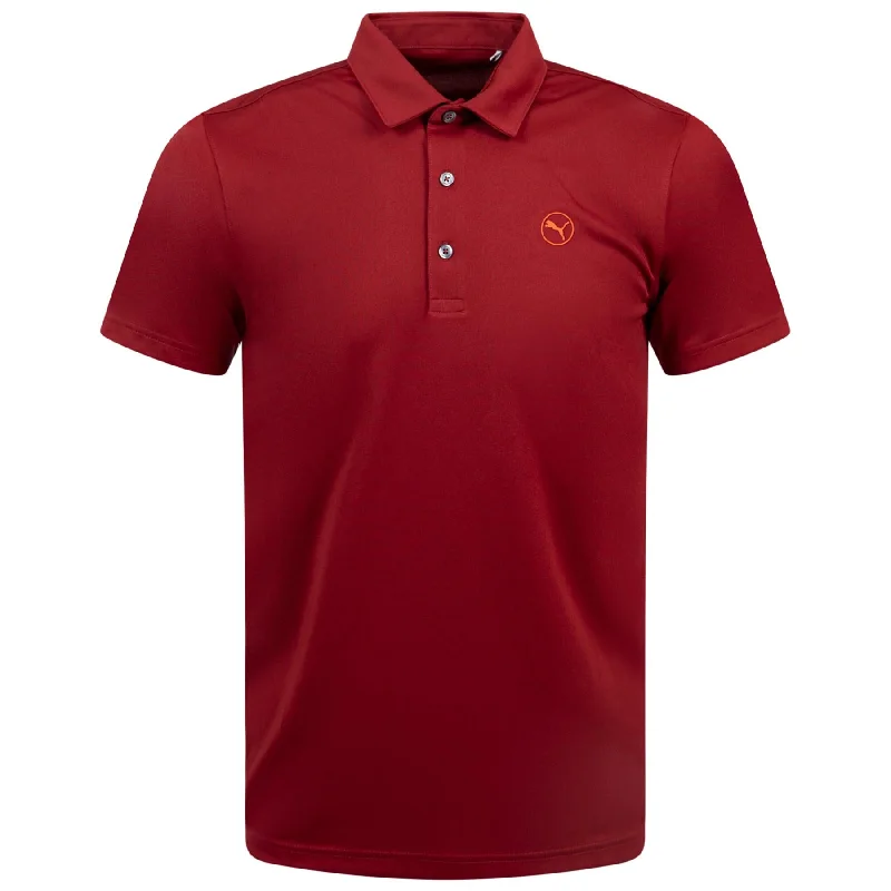 Pure Solid Polo Intense Red - AW24