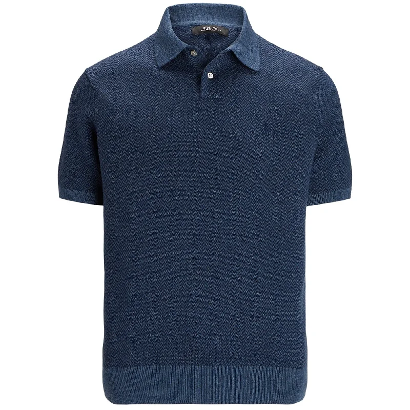 RLX Merino Polo Navy Combo - AW24